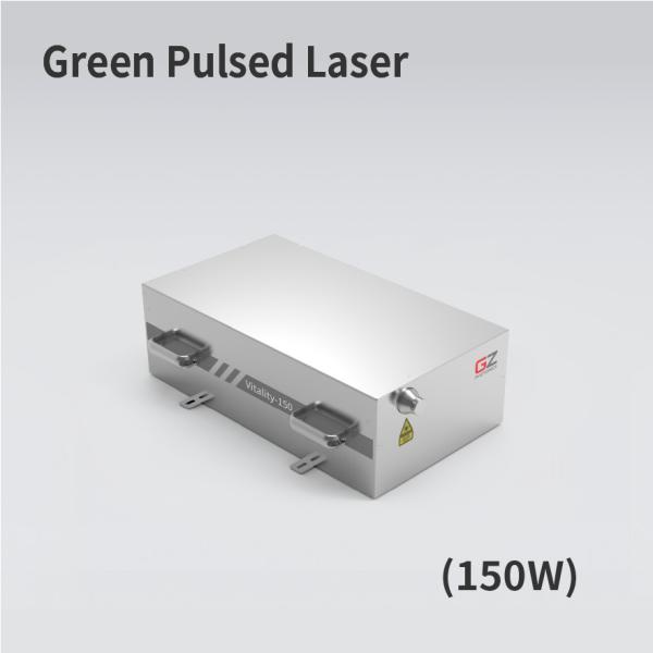 High Precision 150W Pulsed Green Laser With Solid State Amplification Technology