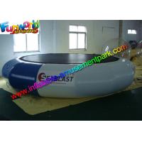 China Durable Inflatable Water Toys 0.9 mm PVC Inflatable Water Trampolin For Sea on sale