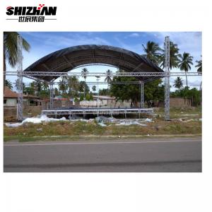 China Sound And Light Arch Roof Truss Aluminum Truss Roof System for Event Staging supplier