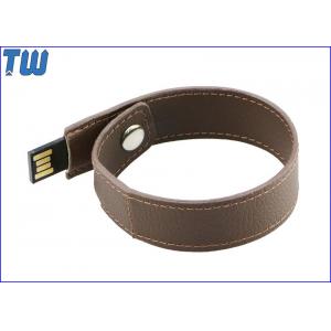 Pure Leather Bracelet Wristband 1GB Thumbdrive Disk Device Customized