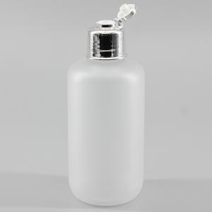 Cylindrical 6.76oz 200ml Frosted PET Cosmetic Bottle For Skin Moisturizer