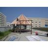 China Light Steel Framing Wooden Bungalow / High Acoustic Insulation Home Beach Bungalows wholesale