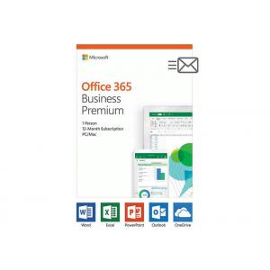 12 Month Subscription Microsoft Windows Software / Microsoft Office 365 Business Premium