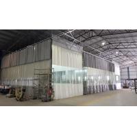pvc curtain prep station galvanized steel sheet white color painting military product