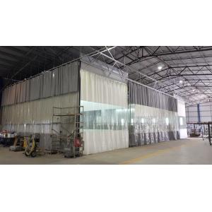 China Pvc Curtain Prep Station Galvanized Steel Sheet White Color Painting Military Product supplier