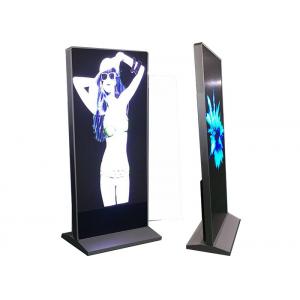 China Moveable Poster LED Display with wheels /  P2.4 Ultra Thin  LED Poster Display Panel supplier