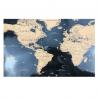 Potable Offset Printing Scratchable Map Of The World