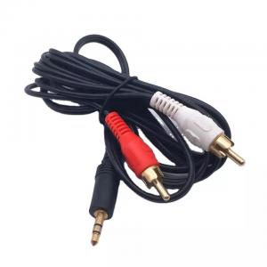 China Copper RCA To 3.5 MM Jack Audio Video Cables For TV DVD RCA supplier