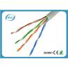 UTP Gray Cat5e Lan Cable 305m Conductor 4 Pairs CCA 0.48mm HD-PE Insulation PVC