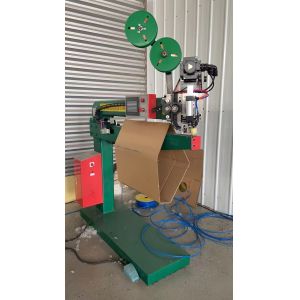 China Manual Carton Box Stitching Machine for Carton Boxes Stitching and Gluing Semi-automatic wholesale