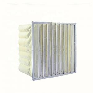 6 Bag Air Filter , F8 F7 Washable Synthetic Yellow Cotton Air Pocket Filter