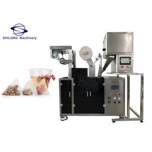 Filling And Sealing Pyramid Triangle Tea Bag Packing Machine 5g 0.6Mpa 80mm