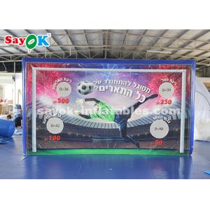 Inflatable Soccer Goal Durable Inflatable Sports Games PVC Tarpaulin Outdoor Shooting Door