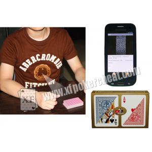 Marked Playing Cards Poker Scanner Orange T - Shirt IR Cameras With Four Lens