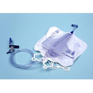 Medical Urine Drainage Bag System Collection T Valve With Anti Reflux Drip Chamber