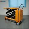 Factory direct sell portable 350kg electric scissors lift table cart with 1500mm