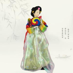 Korean Figure Wedding Couple Doll in traditional costume