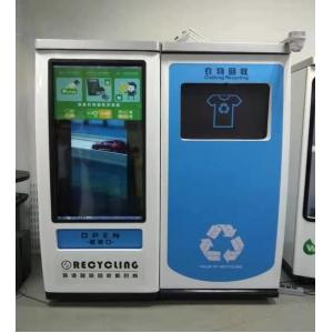 49" Touch Screen Reverse Vending Machine Recycling Old Cloth / Bedding