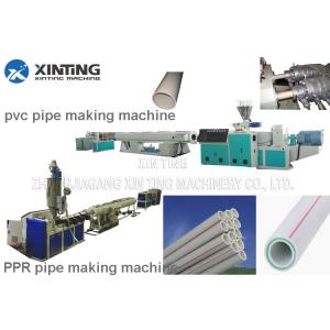 China Pvc Pp Pe Ppr Pipe Making Machine Ppr Pipe Extruder Line Long Life Time supplier