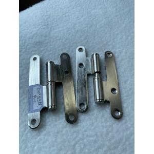 Left And Right 95mm H Cabinet Hinges Nickel Plated Round Head