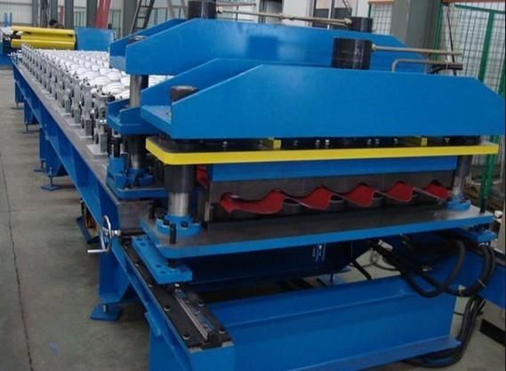 Steel Roof tile roll forming machine with Chrome Bolt stand, CE Approval