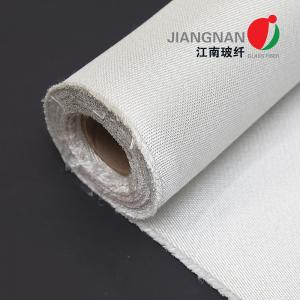 China Satin Weave Stainless Steel Wire Inserted Fiberglass Woven Fabric Used For Fire Curtain Raw Material supplier