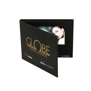 China 7 inch HD LCD Video Brochure Card Full Color 256MB Memory Hard paper material wholesale