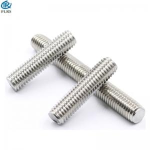 UNC Thread Plain Finish M20 M24 SS304 Double Ended Bolt