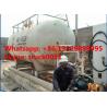 ASME standard mobile skid-mounted propane gas refilling tank station for gas
