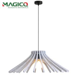 China Decoración para el hogar Sombrero de luz colgante a mano insonorizado Feltro de luz de hongo Modelo de lámpara lámpara lámpara supplier