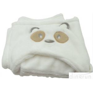 Lovely Custom Baby Hooded Towels For Kids Pure Cotton 75*75cm