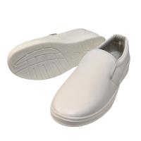 China White Cleanroom Anti-static Working Shoes with PU Conductive Insole on sale