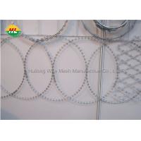 China Stainless Steel Concertina Razor Wire Fence , BTO Razor Blade Wire Fence for Defending on sale