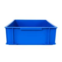 China NO Foldable Plastic Container Turnover Box for Supermarket Fruit and Vegetable Storage on sale