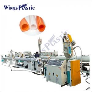 Linha de produção plástica da tubulação de gás da tubulação de água do HDPE da máquina da extrusora da tubulação do único parafuso