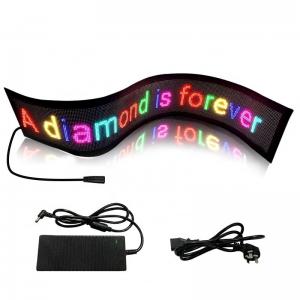 Arrivals Portable Advertising Board Screen for Cars Controlled by Smartphone App