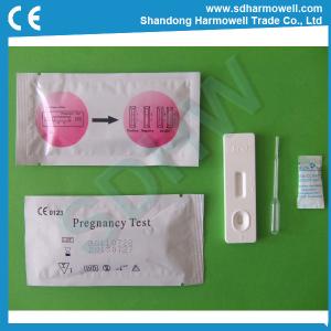 China CE and FDA approved Home use easy urine hcg pregnancy test cassette made in china supplier