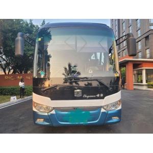 China Used Zhongtong Bus LCK6119 48 Seats Rear Yuchai Engine Airbag Chassis Double Doors Nude Packing Left Hand Drive supplier