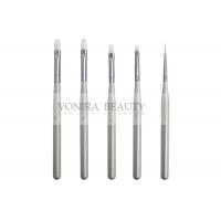 China 5pcs Flat Top Painting Professional Nail Art Brushes 3D Design Pattern Drawing Pen on sale