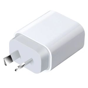 Cargador de pared AU 2-Pin USB-C, adaptador de alimentación rápido tipo C de 30W para teléfonos inteligentes, tabletas y portátiles pequeños