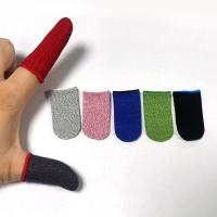 China Touch Screen Breathable Anti Sweat Anti Skid Gaming Finger Sleeve on sale