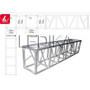 China 6082 Aluminum Square Truss Trade Show Booth Fashion Show Stage Equipment supplier