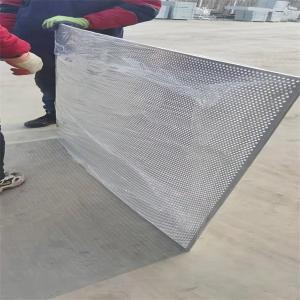 Aluminum Clear Anodized Slotted Perforated Sheet Metal 10 Micron 12.7mm Staggered