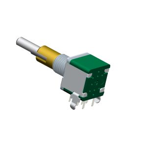 China Digital Incremental Encoder dual shaft with push switch and self return switch EC11D02M-FF-15P wholesale