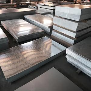 A283 Hot Rolled Carbon Galvanized Steel Plate SGCC Zinc Coated Sheet For Home 4.0mm