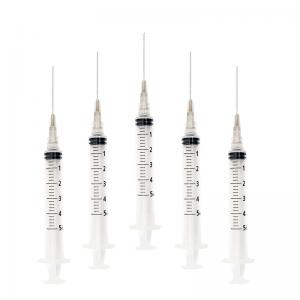 China 2ml Sterilized Disposable Medical Syringe With Needle supplier
