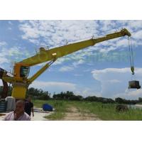 China CCS Certificate Telescopic Boom Crane High Strength For Lifting Bulk Cargo on sale