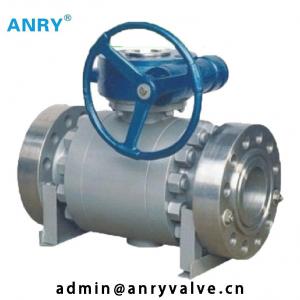 China A105+ENP Trunnion Mounted Ball Valve Forged Steel A105 Body  High Pressure supplier