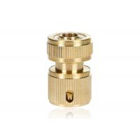 China 3/4 Rubber Brass Quick Connector For Inner Diameter 20mm Garden Hose on sale