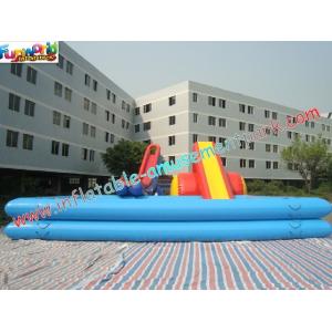 China Double Layer Inflatable Water pools , Inflatable Swimming Pool For water game supplier